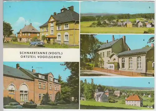 (99162) AK Schnarrtanne OT Vogelsgrün, Mehrbildkarte, 1975