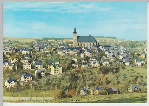 (99159) AK Schneeberg i. Erzgeb., Gesamtansicht 1972