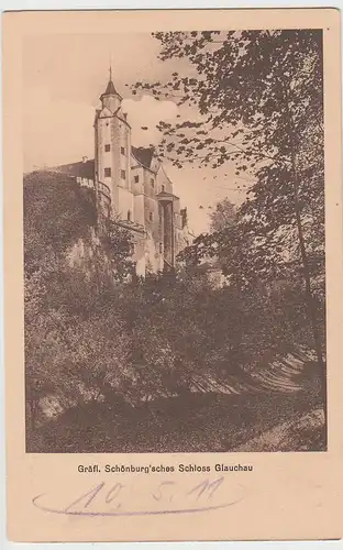 (98659) AK Glauchau, Sachsen, Schloss 1911