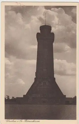 (98656) AK Glauchau, Sachsen, Bismarckturm, vor 1945