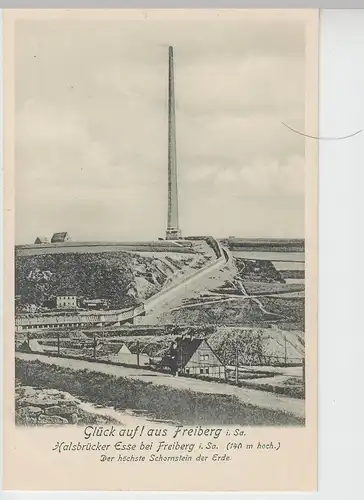 (98593) AK Freiberg i.Sa., Halsbrücker Esse, 1907