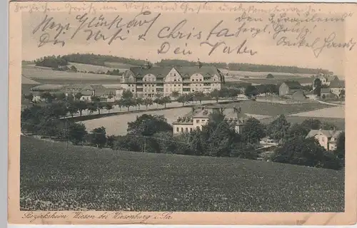 (96963) AK Wiesen bei Wiesenburg i.Sa., Bezirksheim, 1925