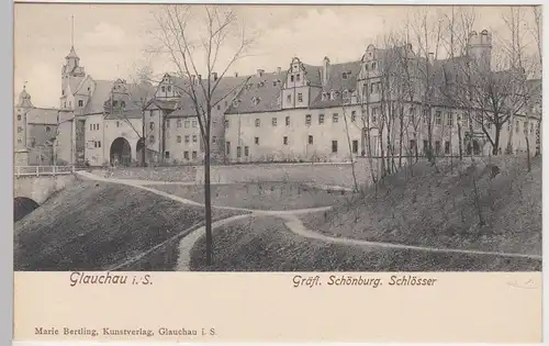 (96737) AK Glauchau, Sachsen, Schloss, bis 1905