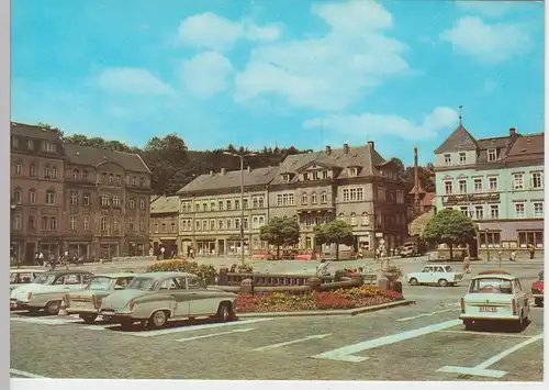 (96655) AK Sebnitz, Markt 1973