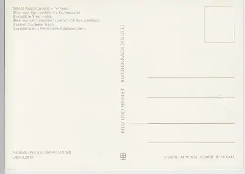 (96521) AK Rund um das Sternmühlental, Mehrbildkarte, 1981