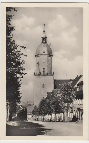 (93937) Foto AK Annaberg-Buchholz, St. Annenkirche, 1955