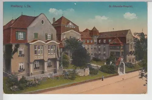 (93116) AK Freiberg, Sachsen, St. Johannis Hospital, Feldpost 1917