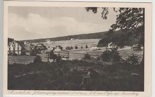 (93112) AK Steinbach, Johanngeorgenstadt, Blick auf den Ort 1922