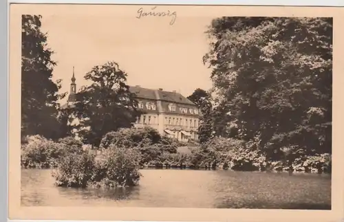 (92692) Foto AK Gaußig i. Lausitz, Erholungsheim d. Techn. Hochschule, 1955