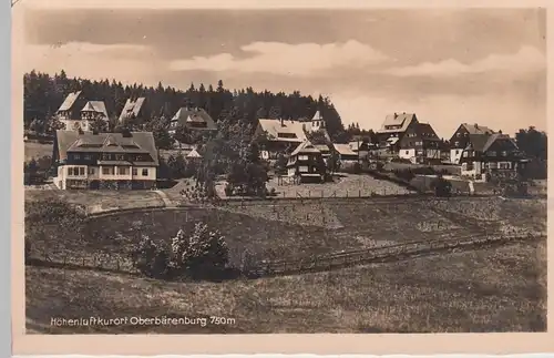 (92689) Foto AK Oberbärenburg i. Erz., 1939