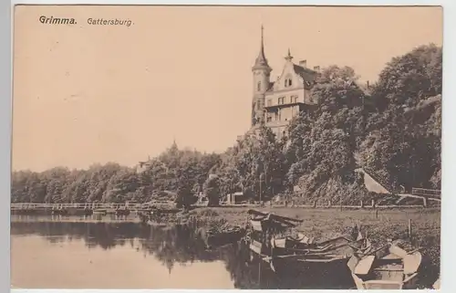 (92643) AK Grimma, Gattersburg, 1918