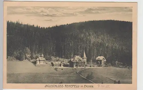 (92599) AK Rehefeld i. Erz., Jagdschloss 1925