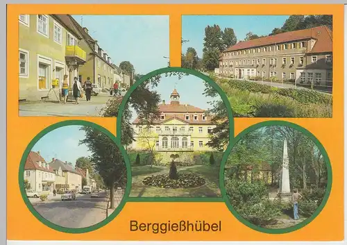 (92263) AK Berggießhübel, Mehrbildkarte, 1983