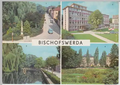 (92199) AK Bischofswerda, Mehrbildkarte, 1970