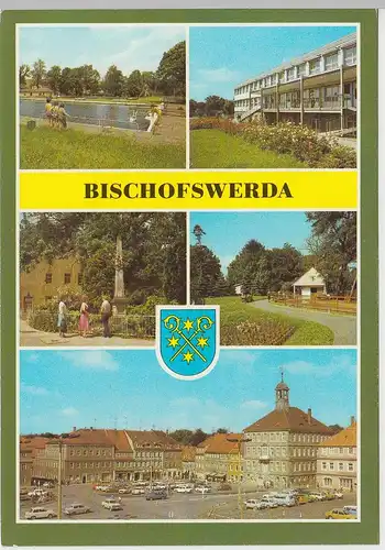 (92196) AK Bischofswerda, Mehrbildkarte, 1983