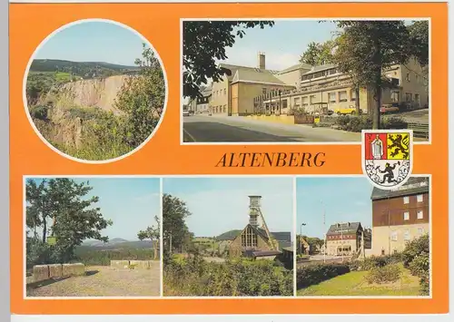 (91920) AK Altenberg (Erz.), Mehrbildkarte, 1989