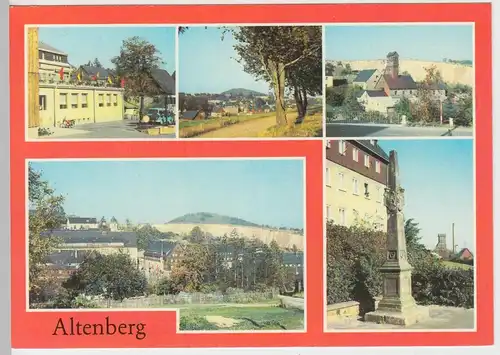 (91918) AK Altenberg (Erz.), Mehrbildkarte, 1983