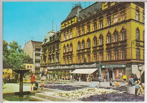 (91865) AK Aue, Erz., Altmarkt, Drogerie 1975