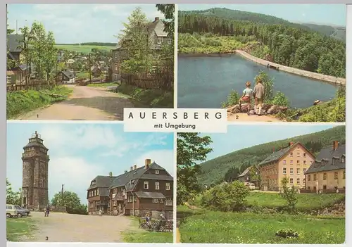 (91857) AK Auersberg, Carlsfeld, Sosa Talsperre, Wildenthal 1977