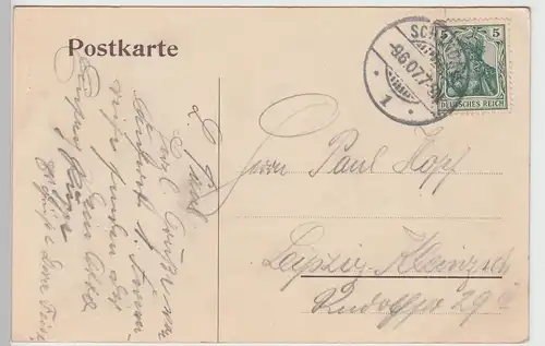 (91131) AK Sächsische Schweiz, Lilienstein 1907