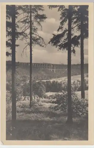 (9112) Foto AK Göltzschtalbrücke, Vogtl. 1955