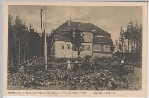 (91081) AK Ebersbach/ Sa., Humboldtbaude, Schlechteberg, vor 1945