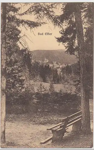 (90914) AK Blick nach Bad Elster 1929