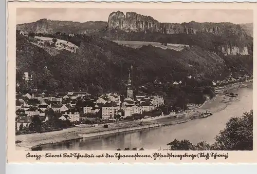 (89147) Foto AK Sächs. Schweiz, Bad Schandau, Schrammsteine, v. 1945