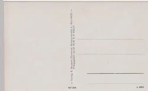 (89120) AK Oberfrohna, Panorama mit Lutherkirche 1941