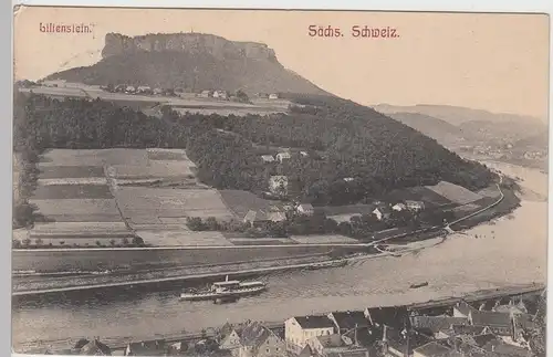 (88641) AK Sächsische Schweiz, Lilienstein 1909