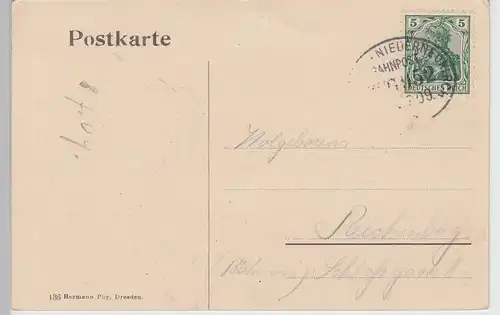 (88641) AK Sächsische Schweiz, Lilienstein 1909