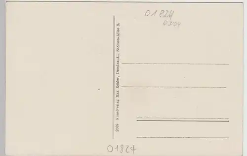 (88635) AK Rathen, Sächsische Schweiz, Ansicht m. Gammerig, vor 1945