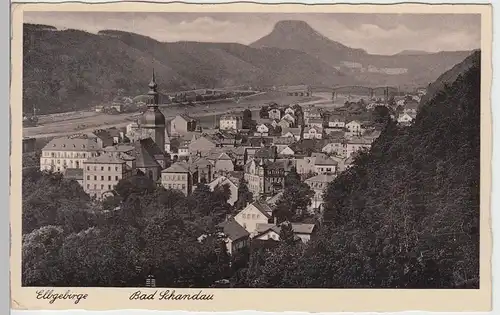 (88574) AK Bad Schandau, Sächsische Schweiz, 1941