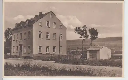 (88490) AK Crottendorf i. Erz., Hotel Fürst Bismarck, vor 1945