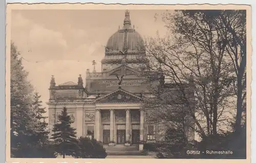 (88337) Foto AK Görlitz, Ruhmeshalle, 1935