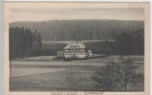 (88304) AK Neudorf im Erzgeb., Bethlehemstift 1925/26