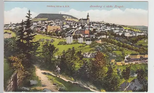 (87656) AK Annaberg, Erzgeb., Panorama, Pöhlberg, um 1928