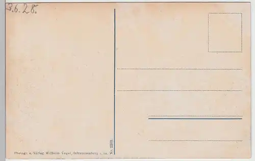 (87655) AK Pöhlberg, Erzgeb., Gaststätte, Aussichtsturm, um 1928