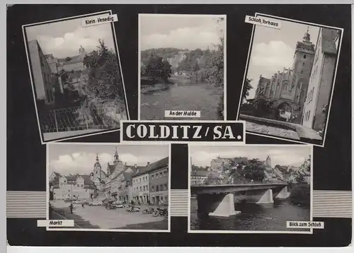 (86968) Foto AK Colditz, Mehrbildkarte 1965