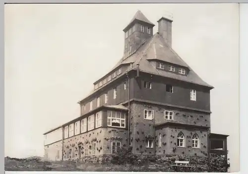 (86669) Foto AK Neuhausen i. Erzgebirge, Schwartenbergbaude 1976