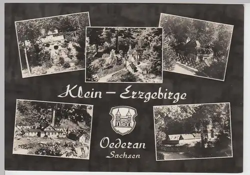 (86633) Foto AK Oederan, Klein-Erzgebirge, Mehrbildkarte 1965