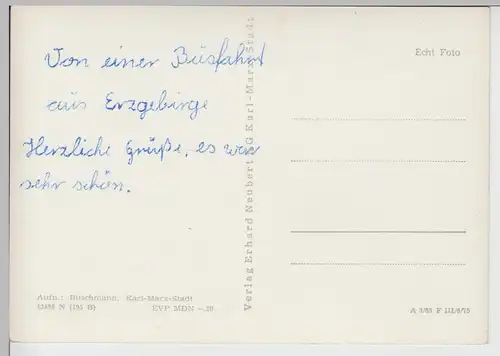(86633) Foto AK Oederan, Klein-Erzgebirge, Mehrbildkarte 1965