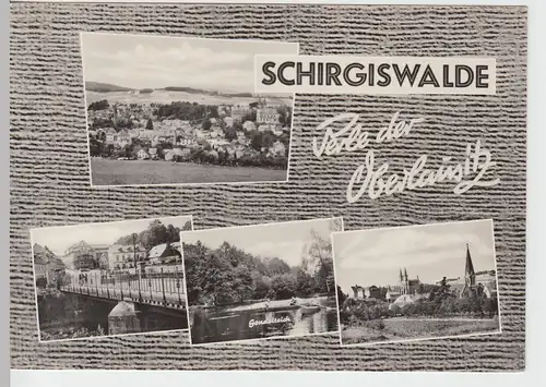 (86566) Foto AK Schirgiswalde, Mehrbildkarte 1965