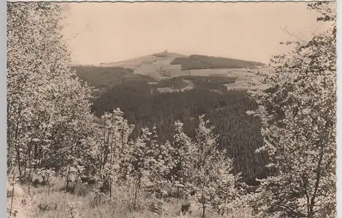 (83102) Foto AK Blick zum Schwartenberg, Erzgeb. 1964