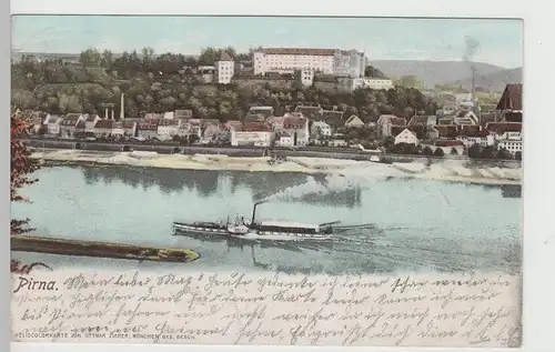 (82905) AK Pirna, Panorama 1901