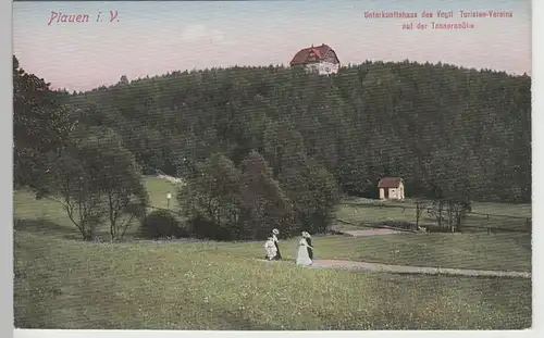 (82881) AK Plauen, Unterkunftshaus d. Vogtl. Turisten-Vereins vor 1920