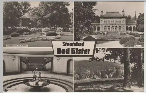 (80917) Foto AK Bad Elster, Mehrbildkarte Staatsbad, 1967