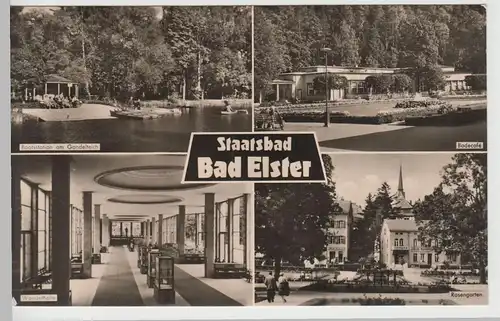 (80916) Foto AK Bad Elster, Mehrbildkarte Staatsbad, 1963