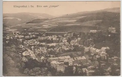 (80874) AK Klingenthal i.Sa., Blick vom "Lämpel", 1918