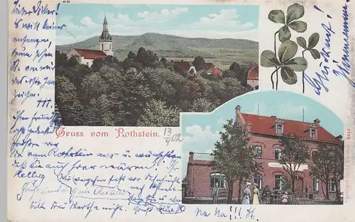 (80859) AK Gruss vom Rothstein, 1902